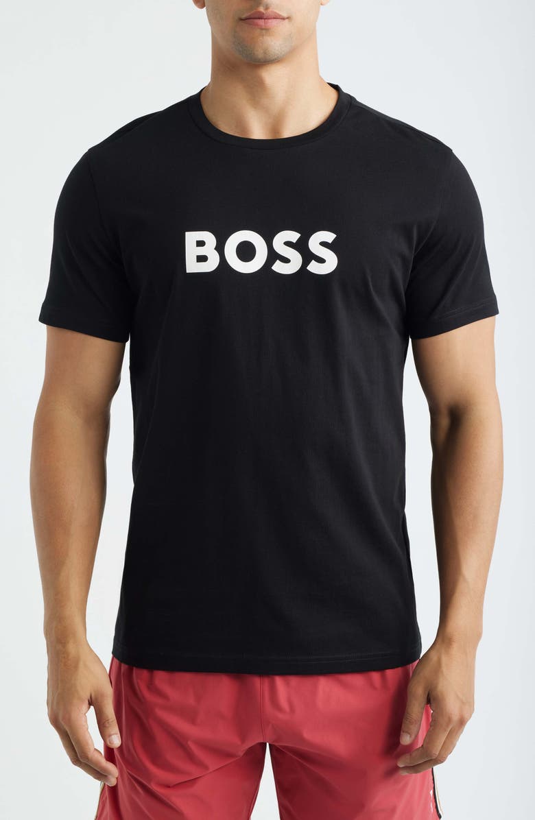 BOSS Graphic T-Shirt, Main, color, Black