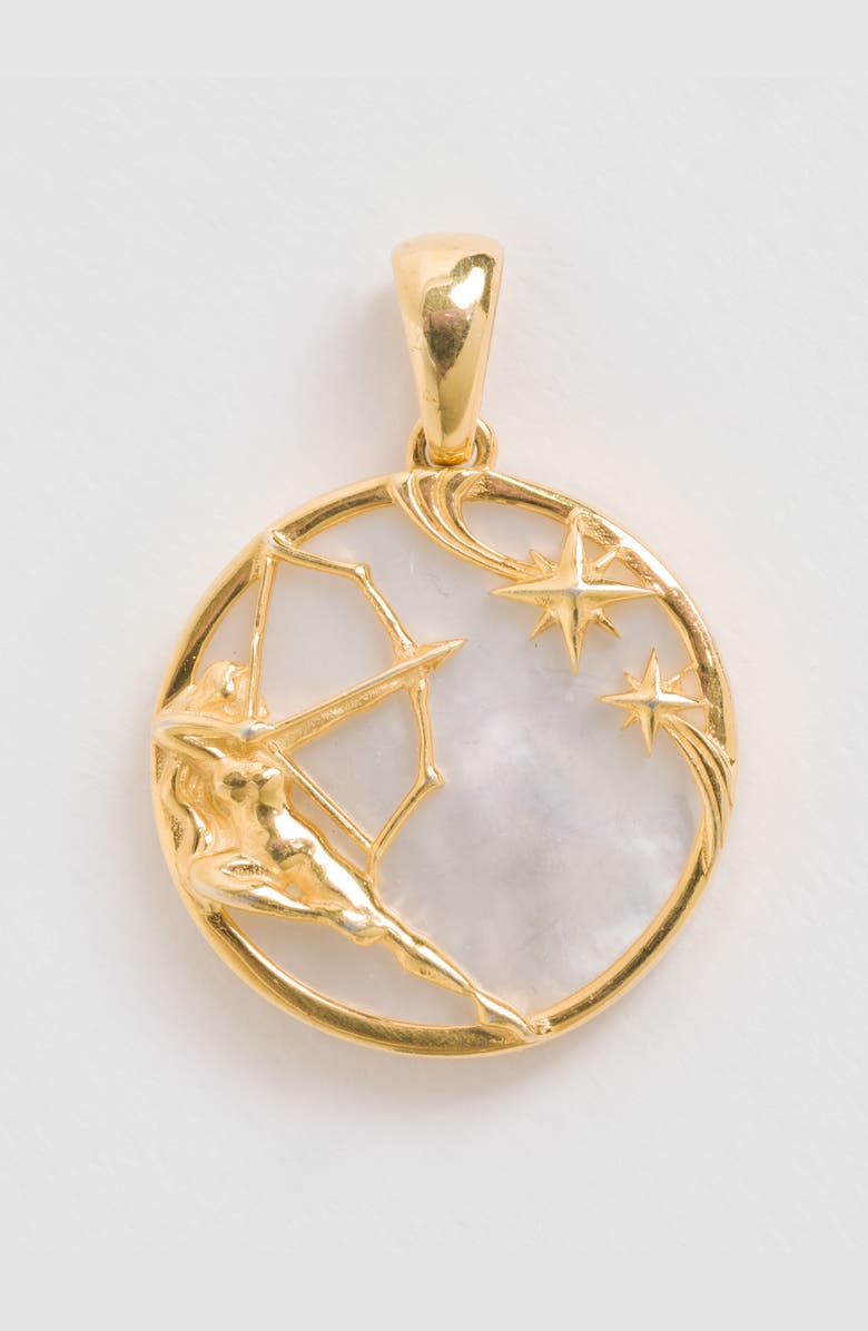 Freya Rose Zodiac Pendant, Alternate, color, Sagittarius