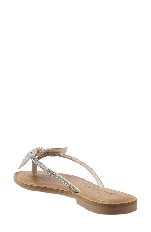 Shop Rock & Candy Rock And Candy Crystal Bow Flip Flop