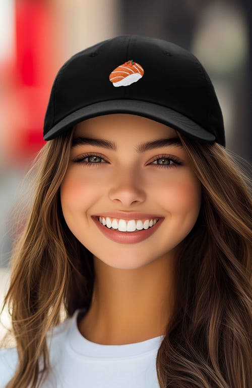 DALIX DALIX SALMON SUSHI EMBROIDERED DAD CAP 