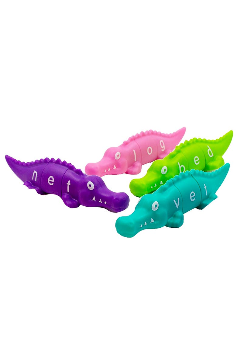 Junior Learning Cvc Spelligators 24Pcs Word Building Set, Alternate, color, Multicolored