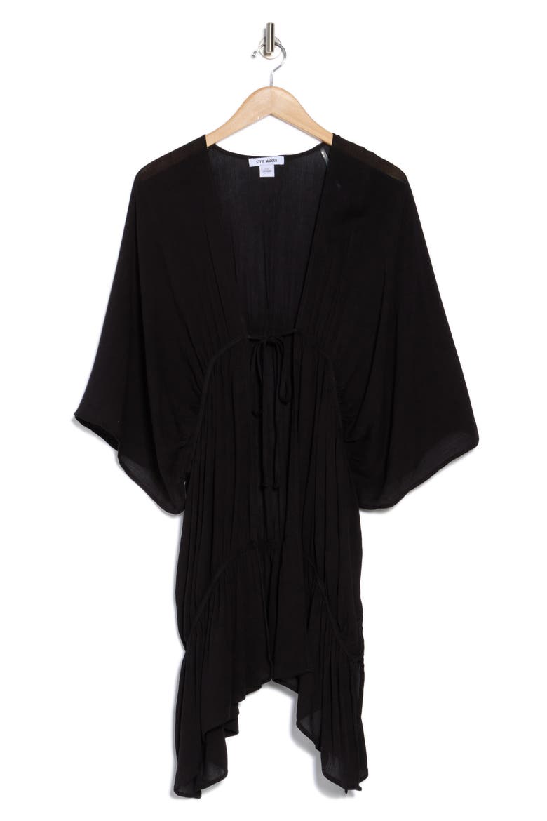 Wanderlust Ruffle Topper, Alternate, color, BLACK