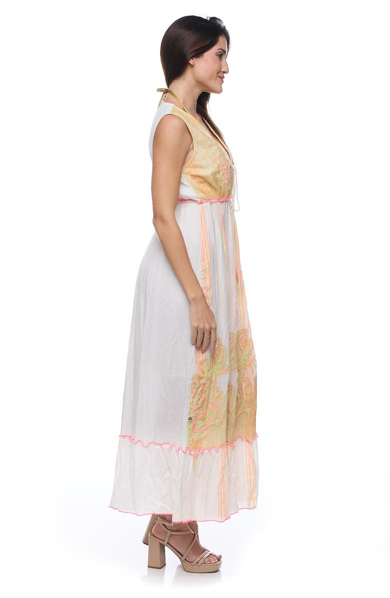RANEES Floral Cotton Sundress, Alternate, color, Mustard