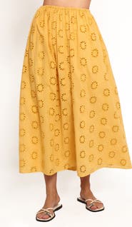 Petal & Pup Dillon Cotton Eyelet Skirt