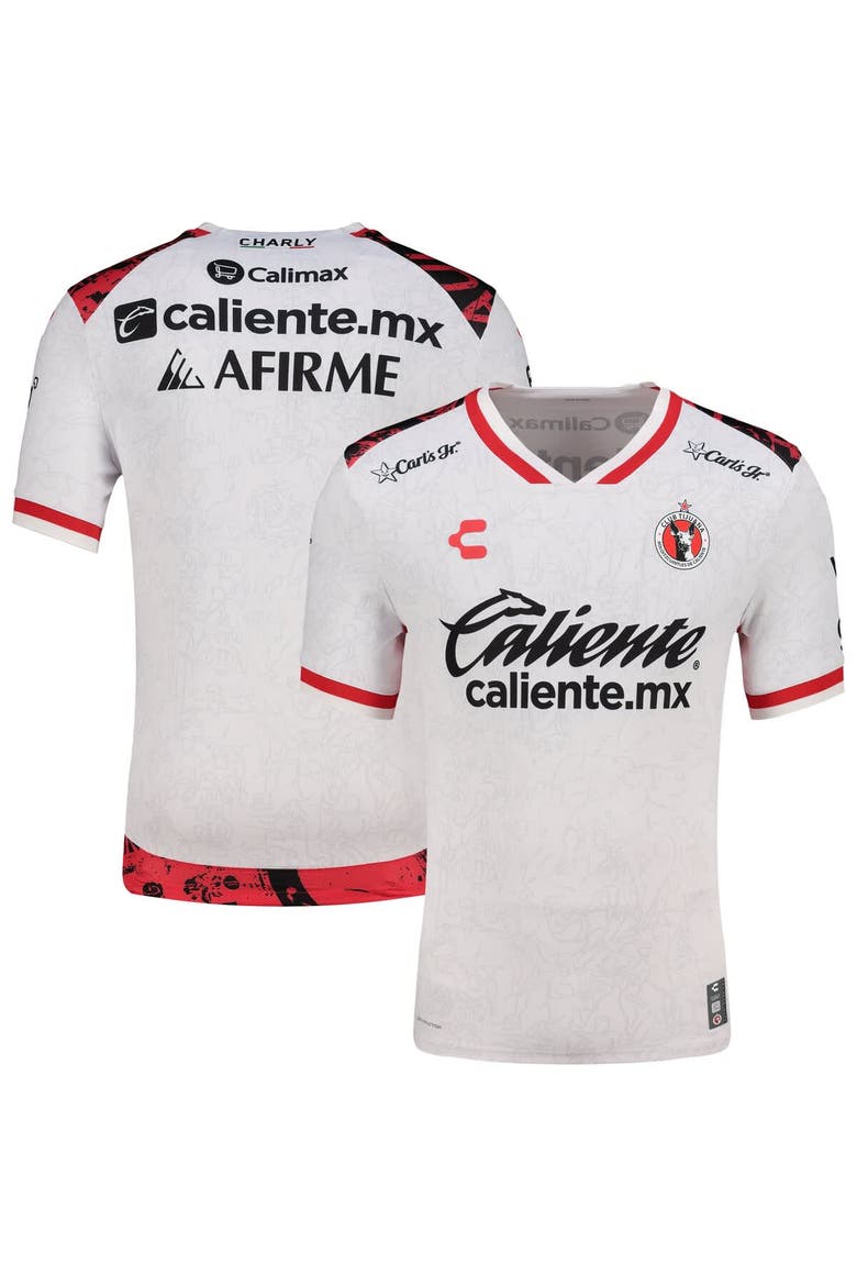 Men's Charly  White Club Tijuana 2025/26 Away Authentic Jersey, Main, color, White