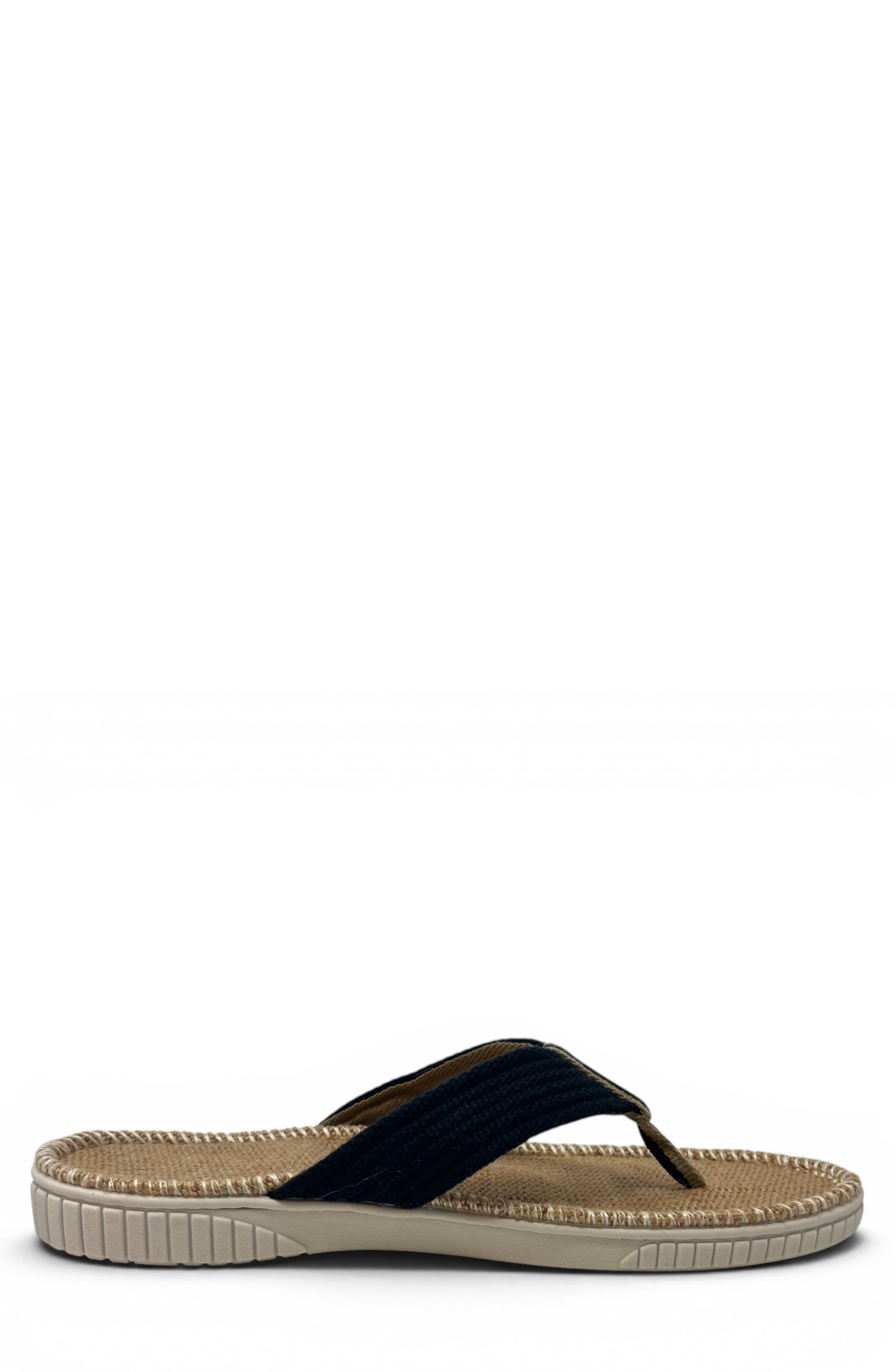 Eden Natures Weave Jute Sandal, Alternate, color, BLACK