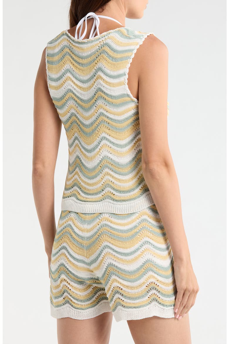 Tie Front Cover-Up Top, Alternate, color, WHITE MULTI