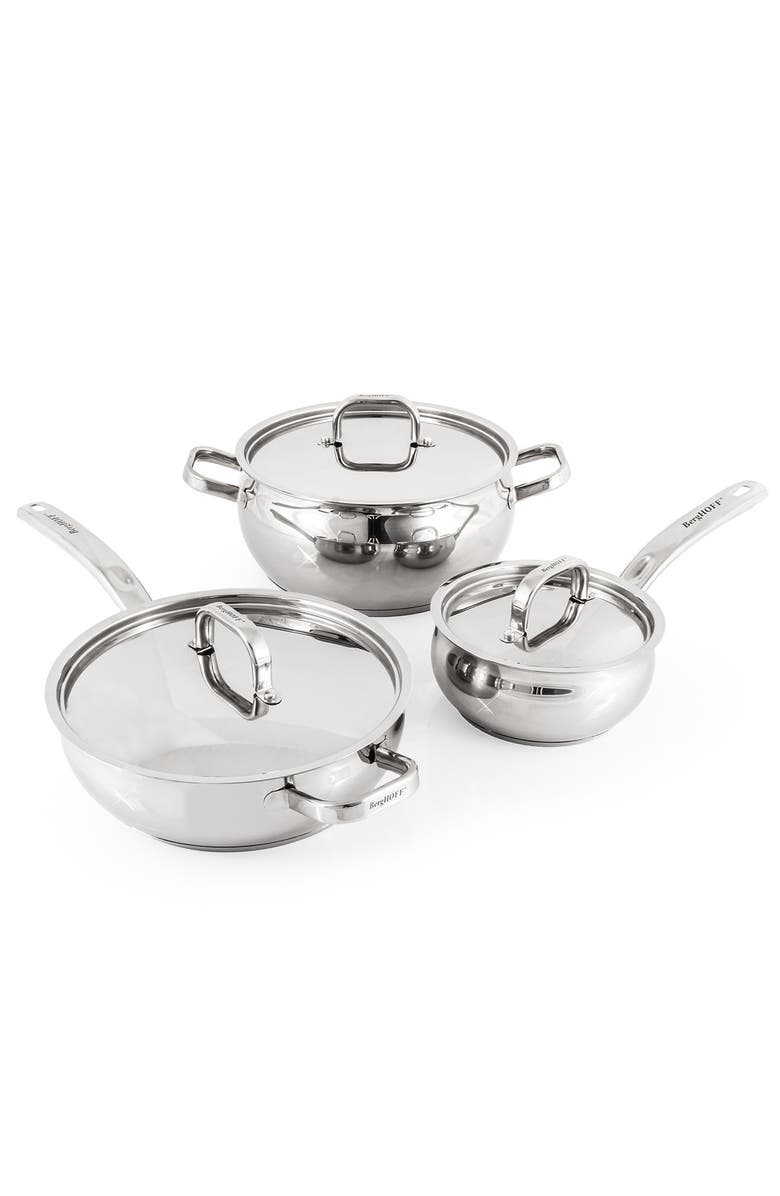 BergHOFF Stainless Steel Belly 12-Piece Cookware Set, Alternate, color,