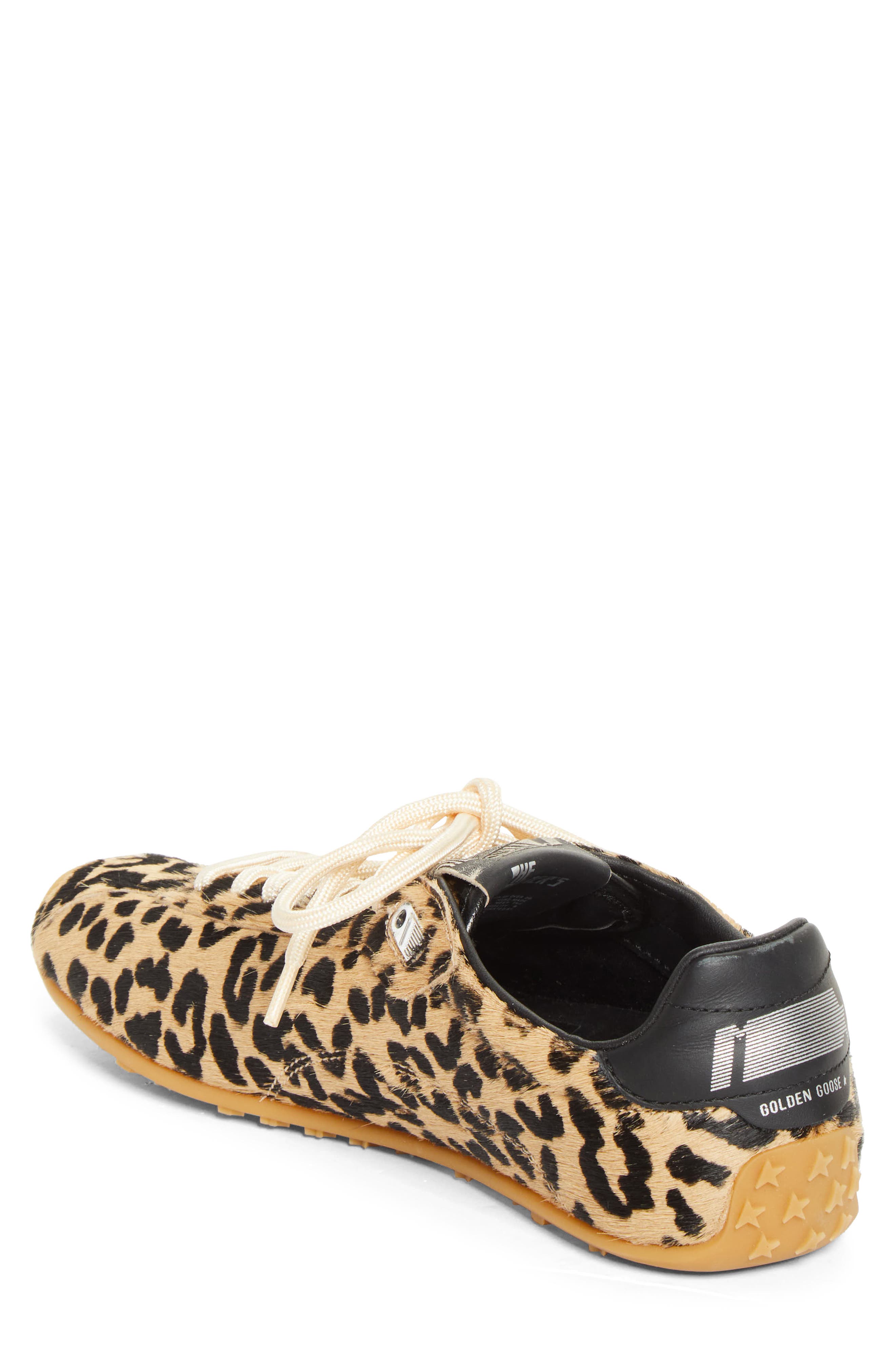 Golden Goose Marathon Speed Genuine Calf Hair Sneaker, Alternate, color, Brown And Black Leo/ Black