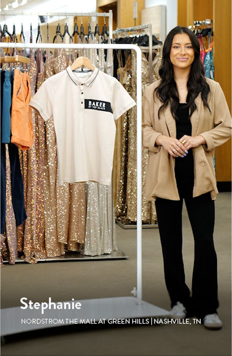 Kids' Cotton Graphic Polo, sales video thumbnail