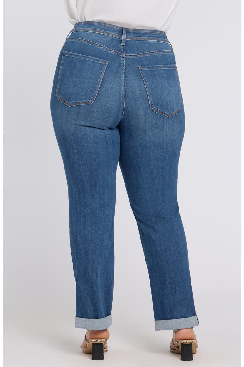 Marilyn Cuffed Straight Leg Jeans, Alternate, color, WILD RIVER