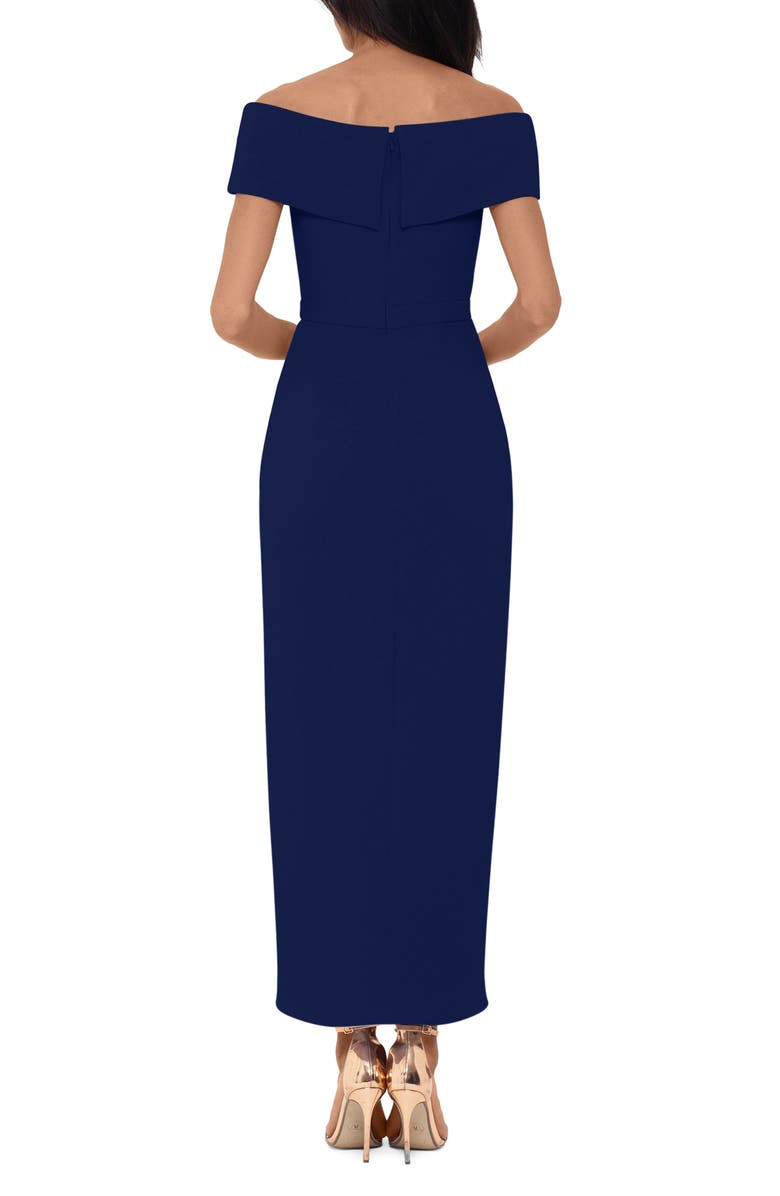 Xscape Evenings Xscape Off the Shoulder Tulip Gown, Alternate, color,