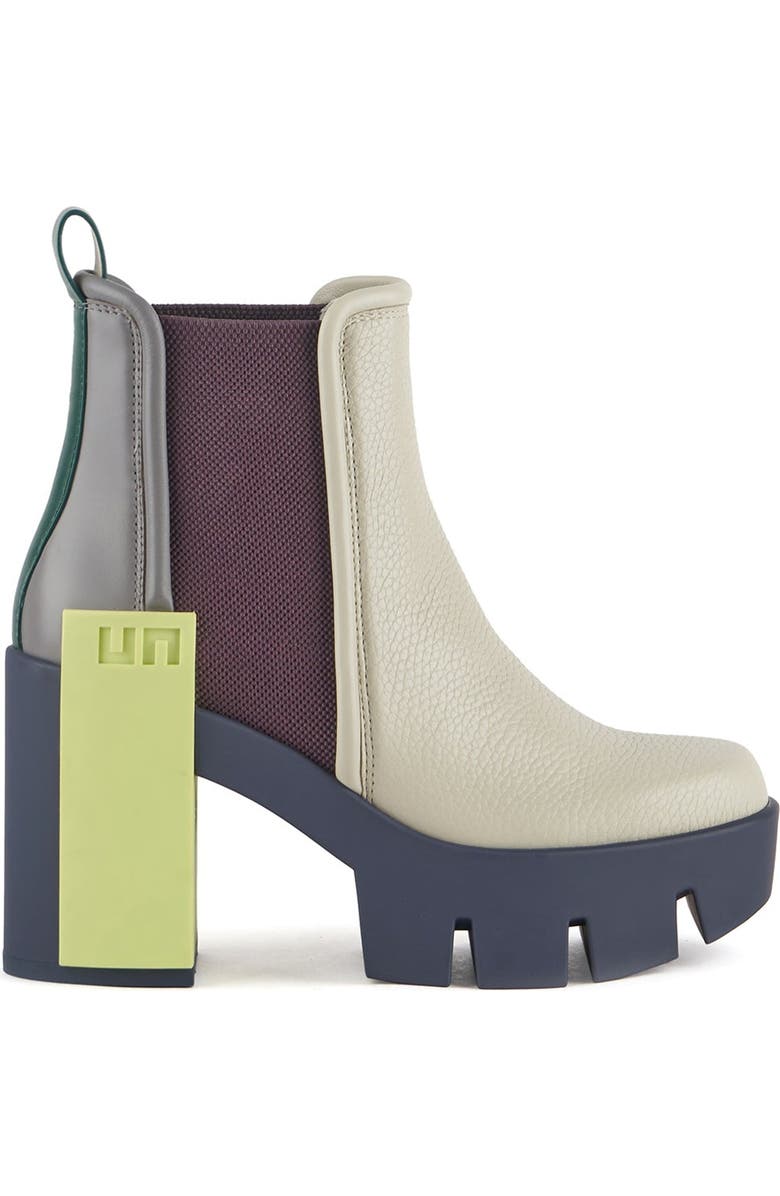 United Nude Grip Chelsea Mid Lug Platform Bootie, Main, color, Trial