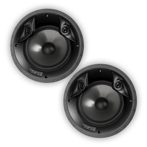 80F/X-RT Vanishing 8" In-Ceiling Speakers - Pair (White)