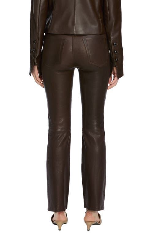 Frame Le Crop Mini Boot Velvet High Rise Jeans In Comet In Brown