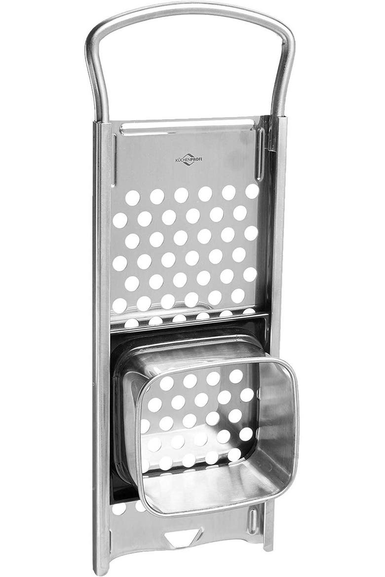 Spatzle Maker, Stainless Steel, 12-Inch x 4.5-Inch, Main, color, Silver