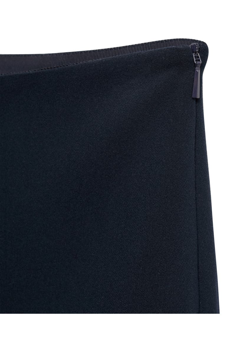 MANGO Wide Leg Crop Pants, Alternate, color, Dark Navy