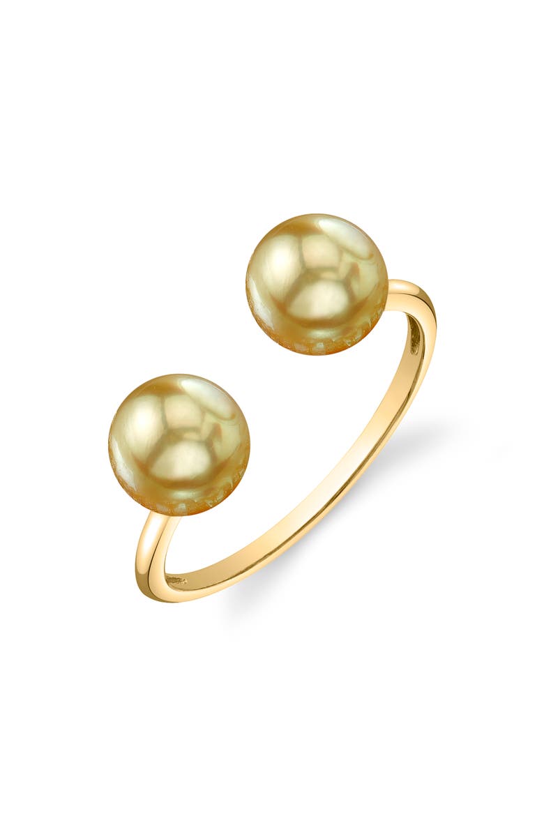 Golden South Sea Pearl Harper Ring, Main, color, Yellow Gold