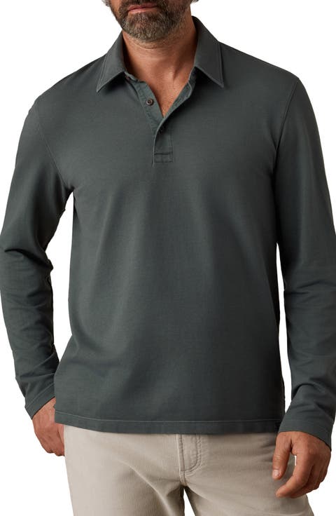 Field Long Sleeve Knit Polo