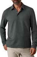 Faherty Field Long Sleeve Knit Polo