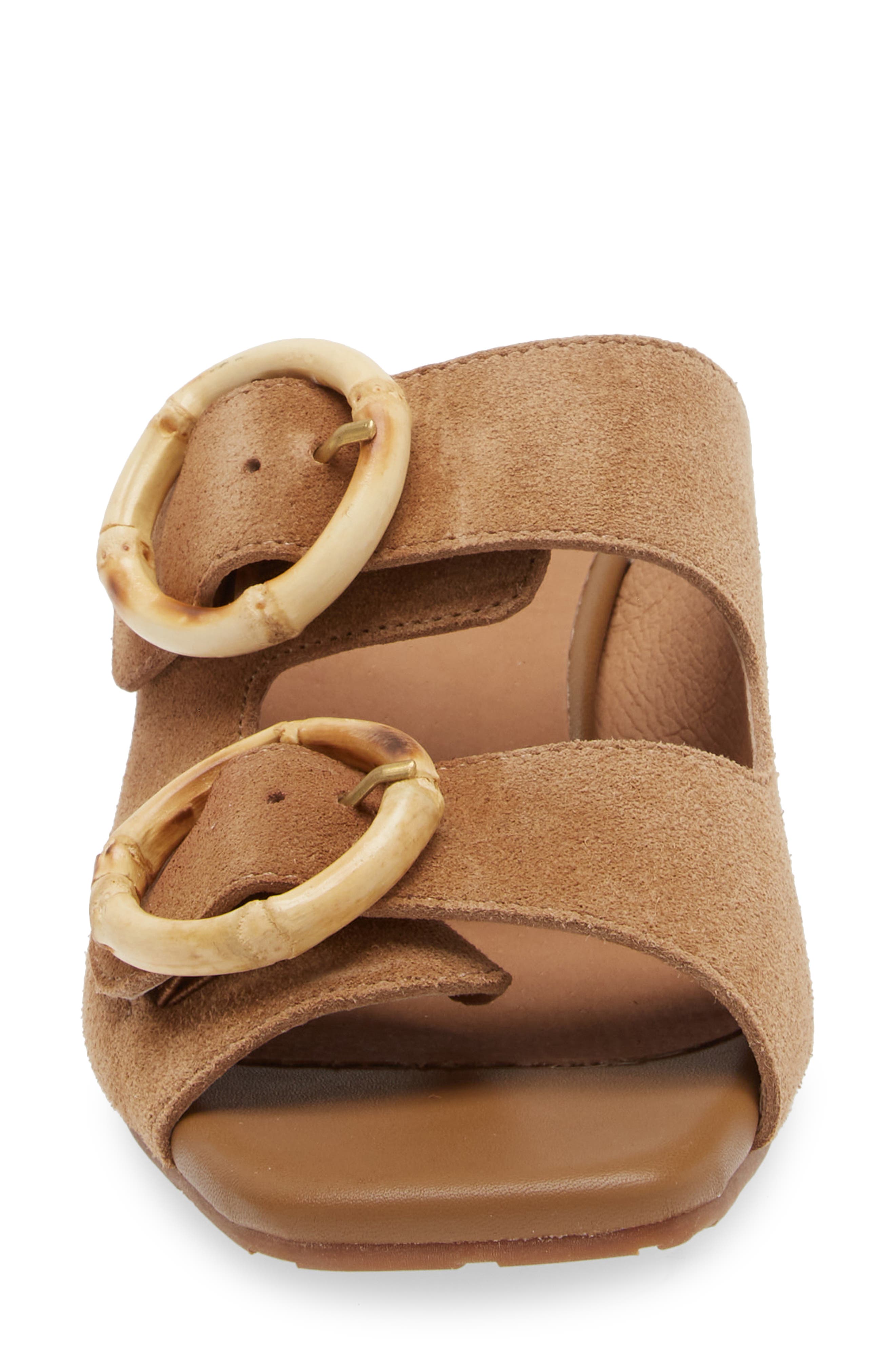Eliza Sandal, Alternate, color, CAMEL SUEDE