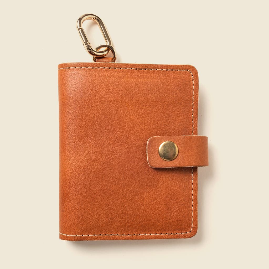 Casupo Wallet With Snap And Key Ring In Brown