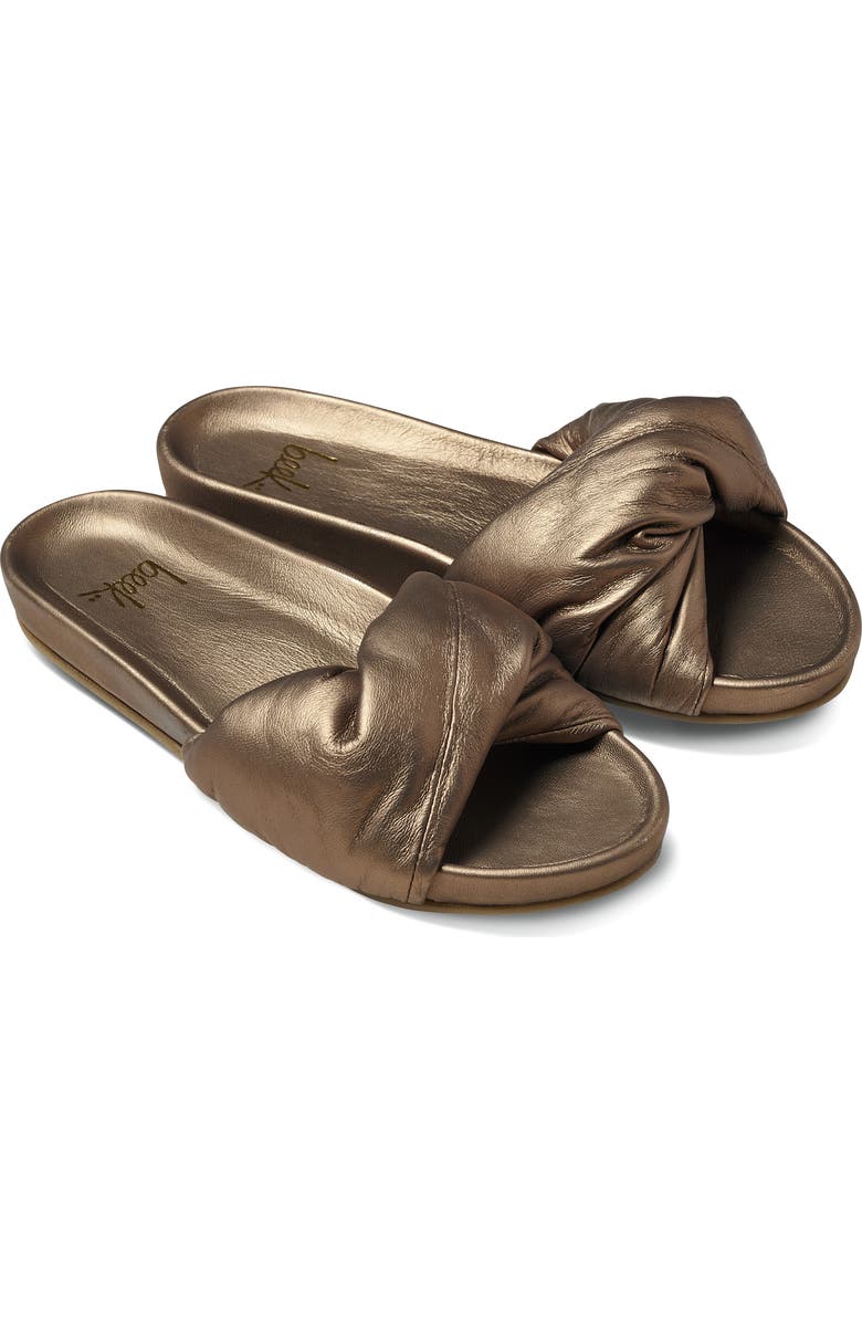 Beek Tesia Slide Sandal, Main, color, Mocha Meta
