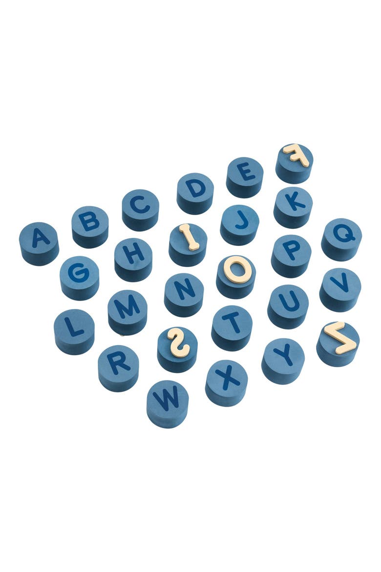 Giant Alphabet Stampers - Uppercase & Lowercase Letters, Alternate, color, Blue