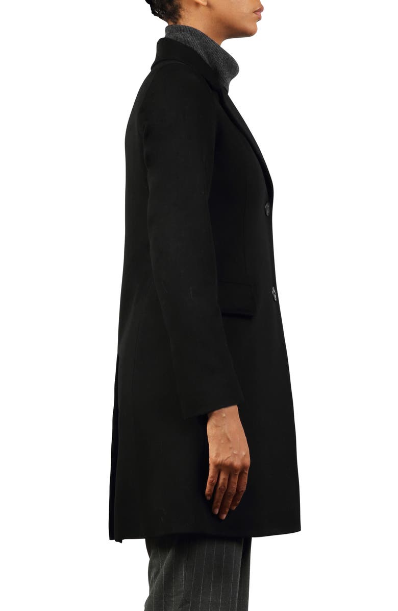 Fleurette Notched Collar Wool Walker Coat, Alternate, color,