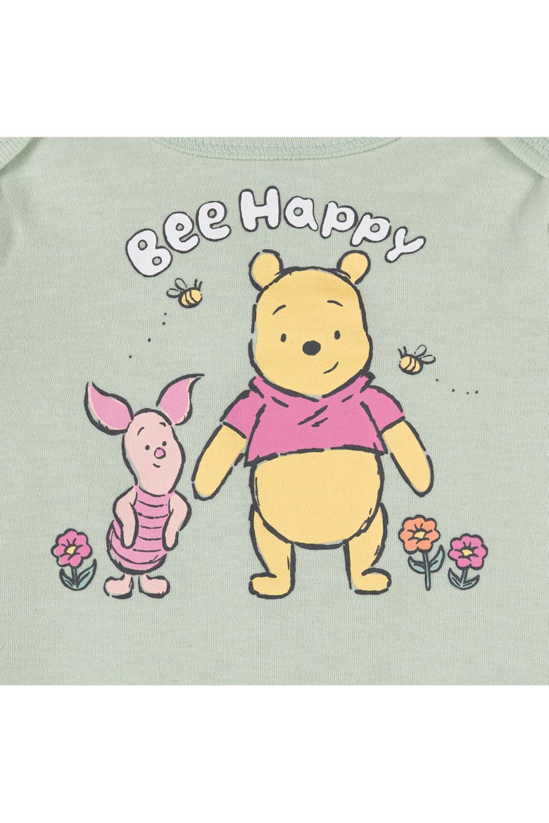 Winnie the Pooh Bodysuit and Shorts Set, Alternate, color, Pooh Piglet Green