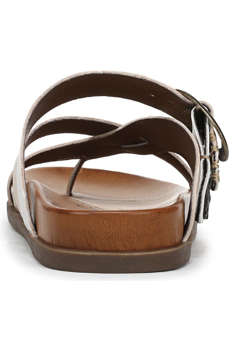 Blowfish Malibu Lilac Strappy Slide Sandal, Alternate, color, Cloud Faux Leather