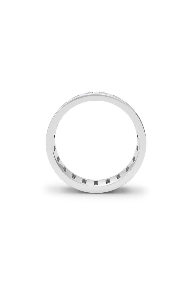 Men's Baguette Lab Created Diamond Eternity Band Ring, Alternate, color, WHITE GOLD