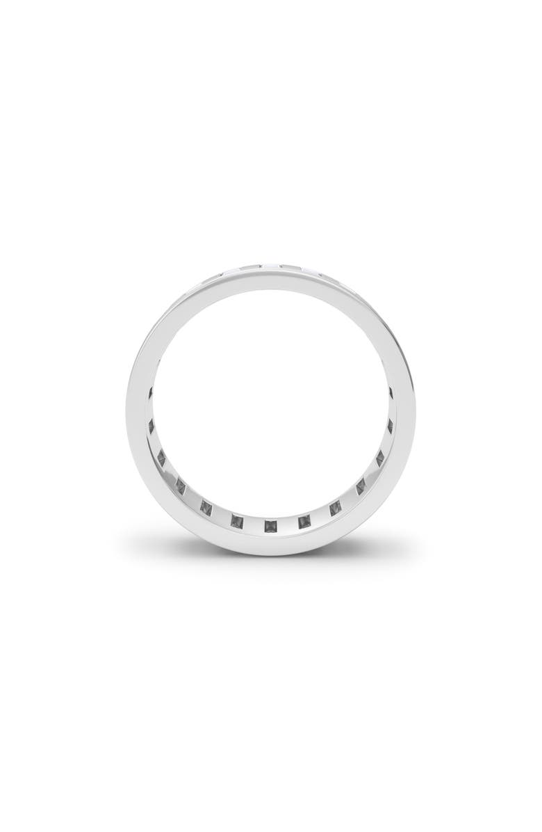 HauteCarat Men's Baguette Lab Created Diamond Eternity Band Ring, Alternate, color, White Gold