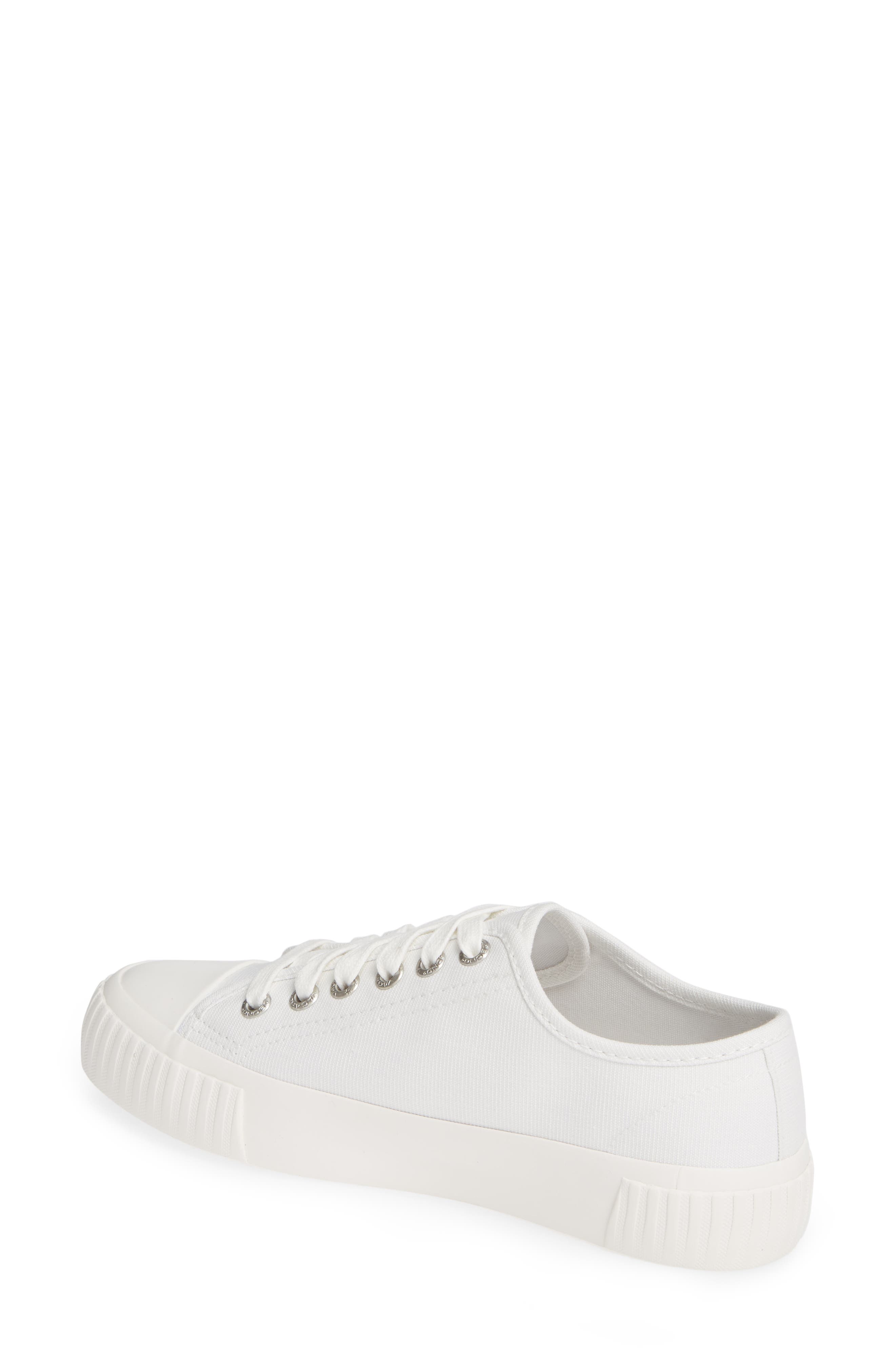 Ashley Sneaker, Alternate, color, WHITE FABRIC
