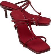Prologue Shoes Mocha Strap Heel Sandal