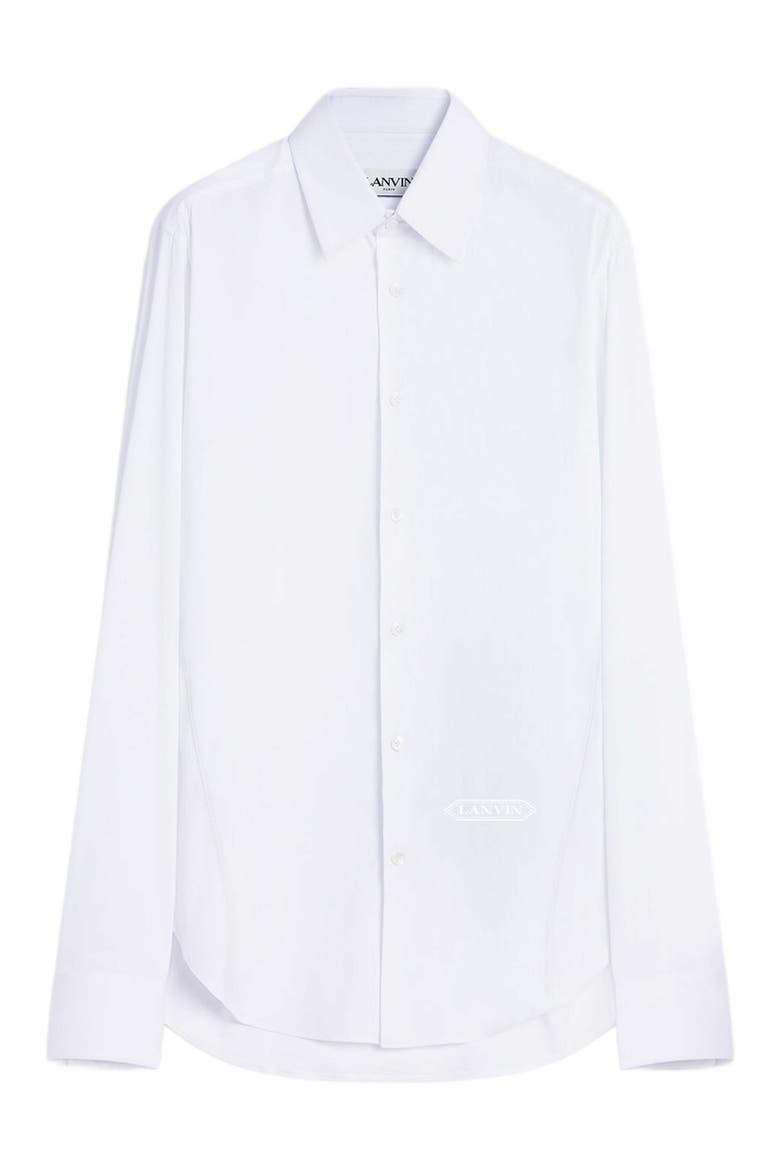 Fitted Shirt, Alternate, color, Optic White
