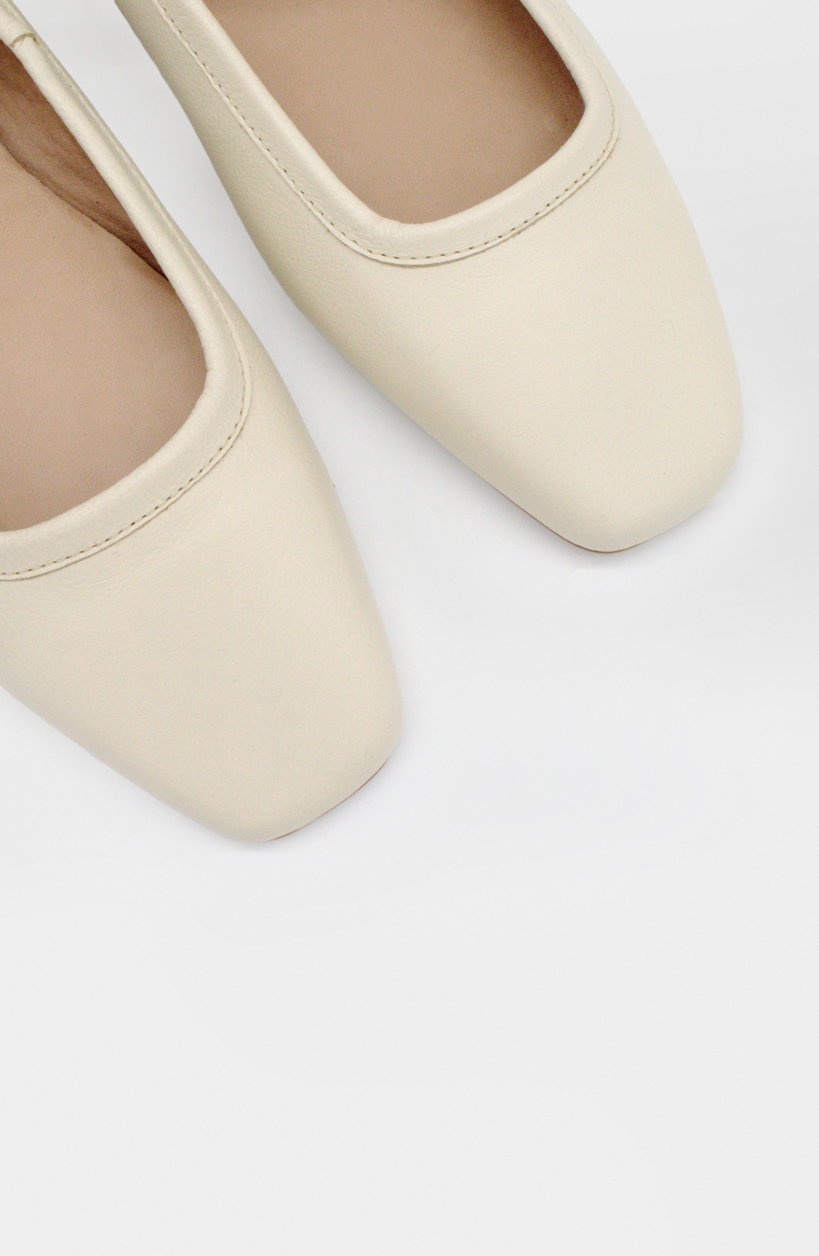 Eterna Mary Jane Ballet Flat, Alternate, color, Ivory