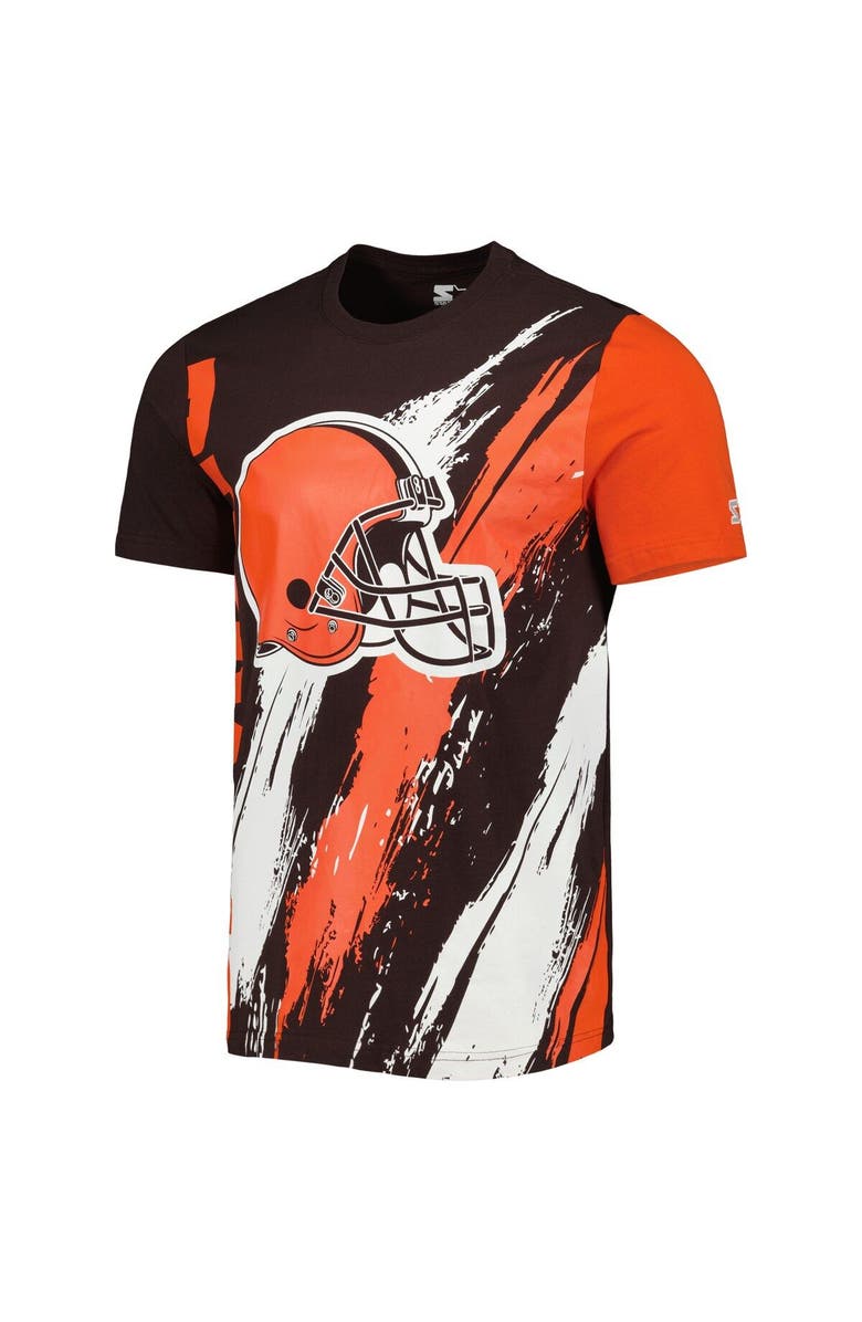STARTER Men's Starter Brown Cleveland Browns Extreme Defender T-Shirt, Alternate, color, 
