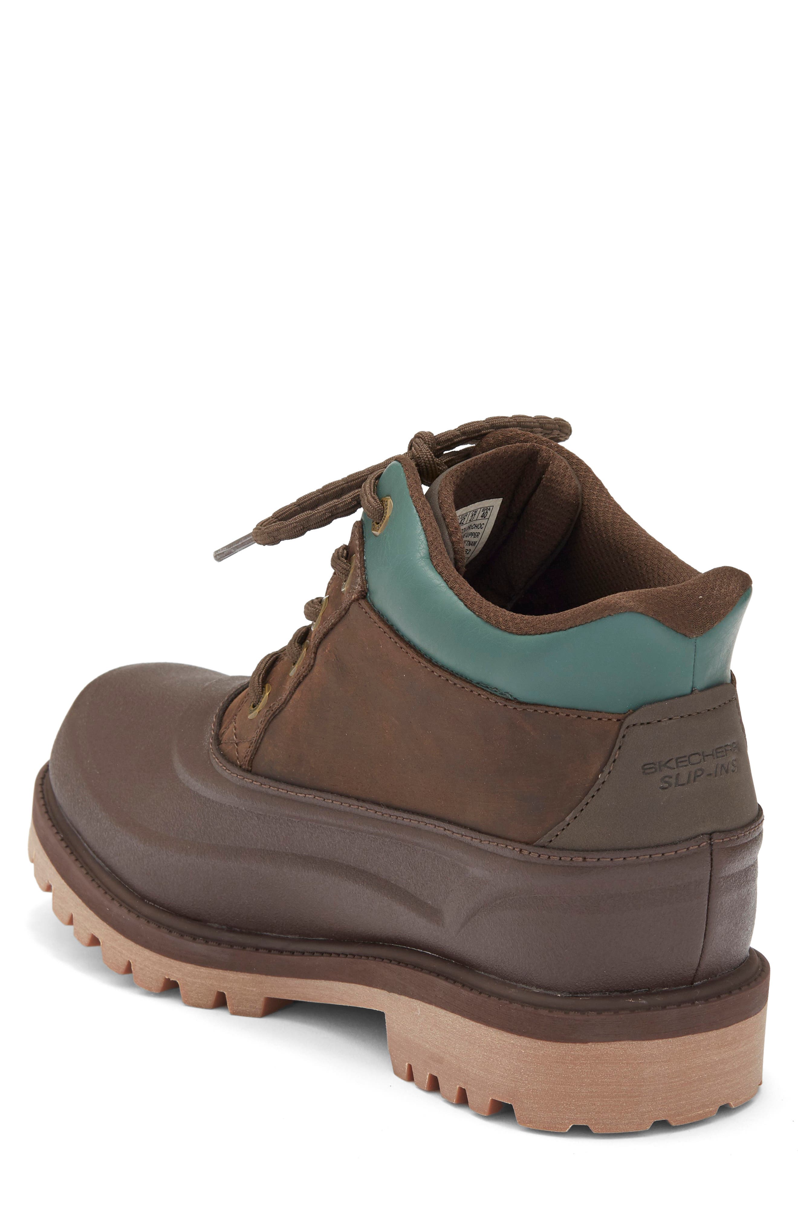 SKECHERS x John Deere Slip-Ins Waterproof Swamper Boot, Alternate, color, Chocolate