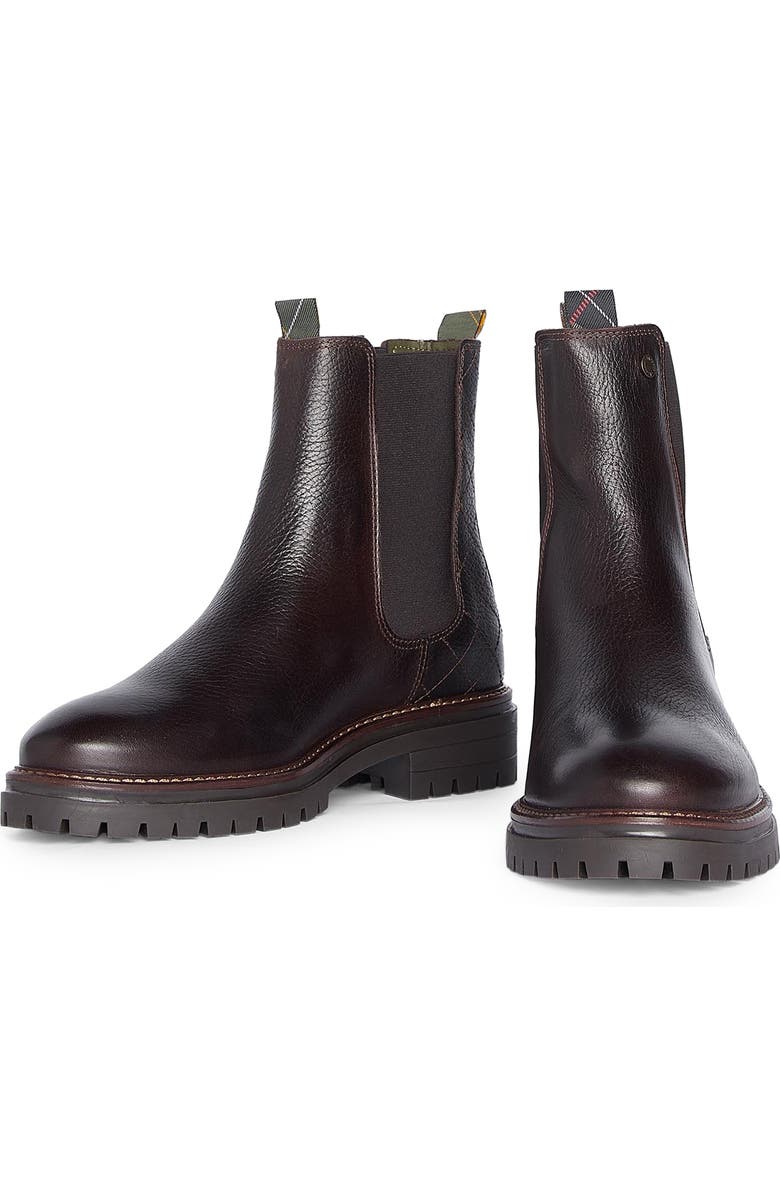 Barbour Evie Chelsea Boot, Alternate, color, Brown