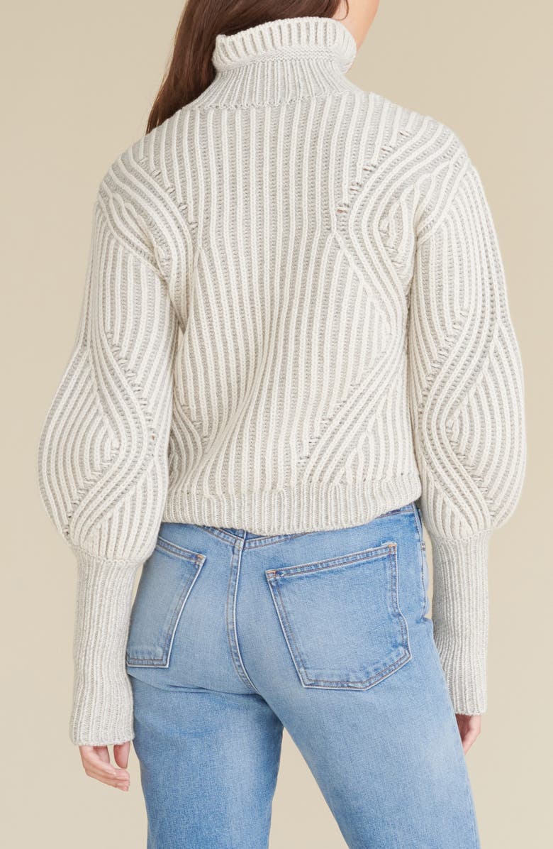 Veronica Beard Rebi Mock Neck Sweater, Alternate, color, 