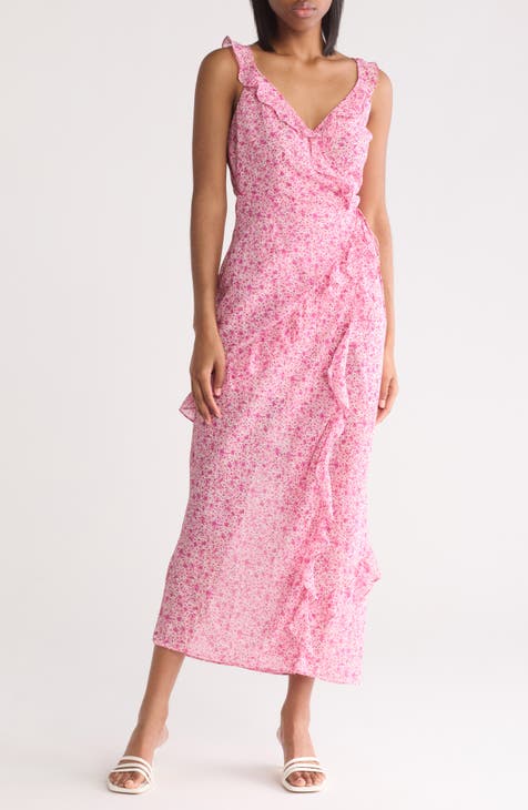 Floral Ruffle Maxi Sundress