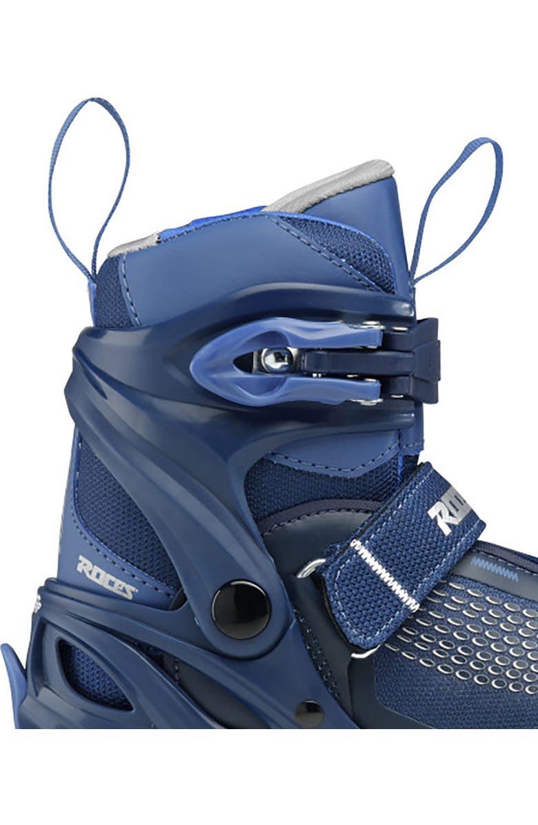 Roces Moody X TIF Adjustable Boys Inline Skates, Alternate, color, Peacoat/Royal Blue