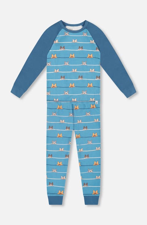 Two-Piece Organic Cotton Pajama Set Dog (Toddler & Little Kid)