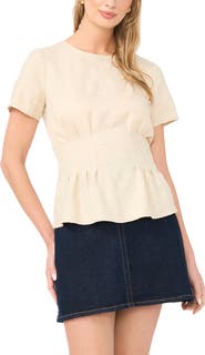 Vince Camuto Pleat Waist Top
