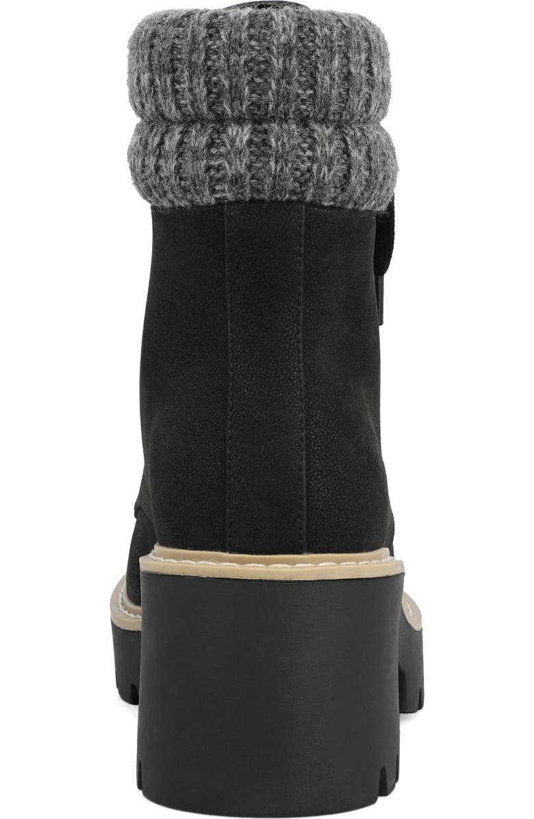 MIA Kynlee Lace-Up Bootie, Alternate, color, Black Brush