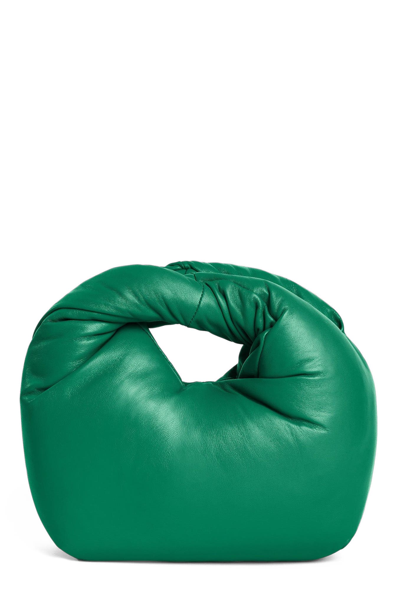 Mello Top Handle Leather Bag, Main, color, Green