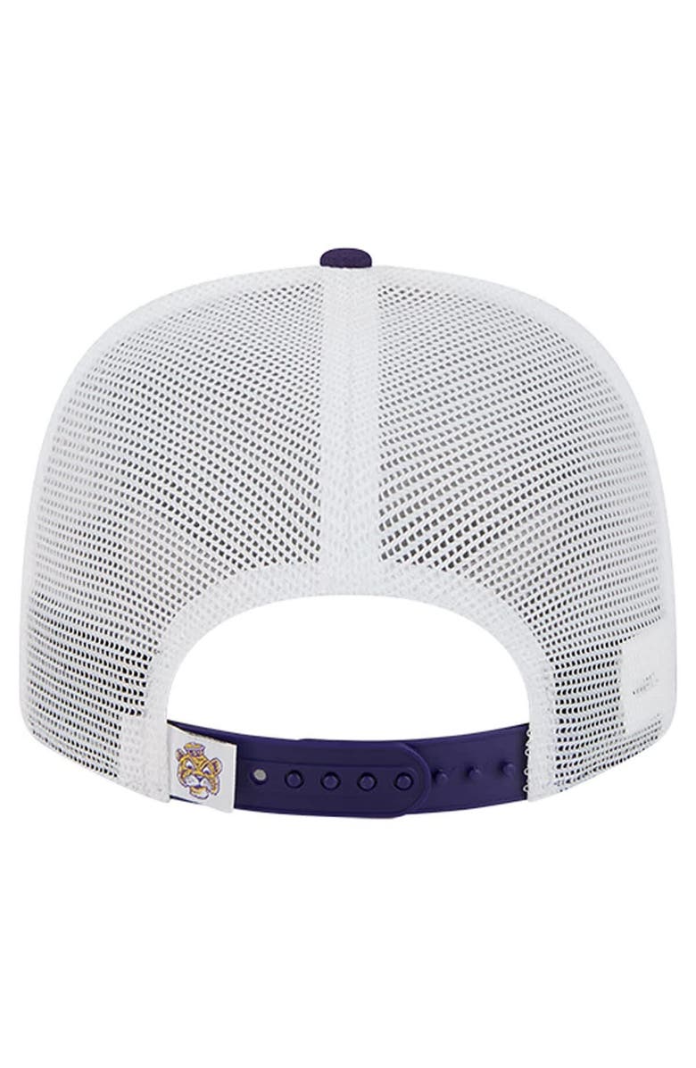 New Era Men's New Era  Purple LSU Tigers Team 9SEVENTY COOLERA Trucker Adjustable Hat, Alternate, color, Purple
