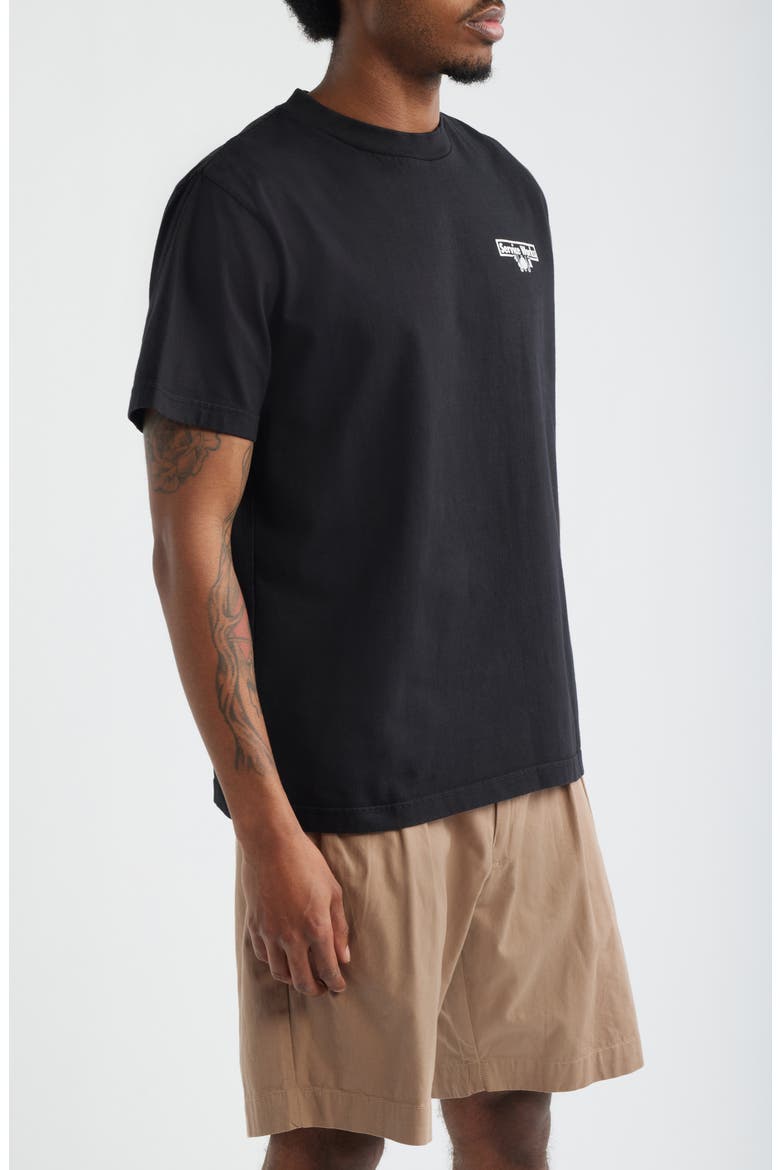 Pigment Dyed Organic Cotton T-Shirt, Alternate, color, BLACK