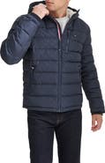 Tommy Hilfiger Fleece Lined Hooded Puffer Jacket